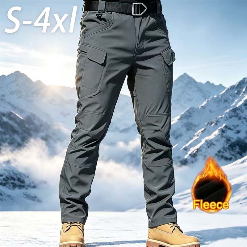 Winter Clothing Hiking - Winterfleece cargo broek voor heren, casual,