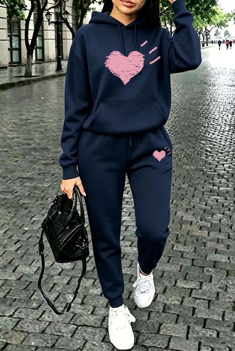 Winter Clothing For Women - Dames trainingspak, casual streetwear sweatshirts, sportkleding,